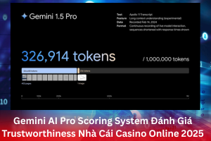 Ảnh đại diện bài viết Gemini AI Pro Scoring System Đánh Giá Trustworthiness Nhà Cái Casino Online 2025
