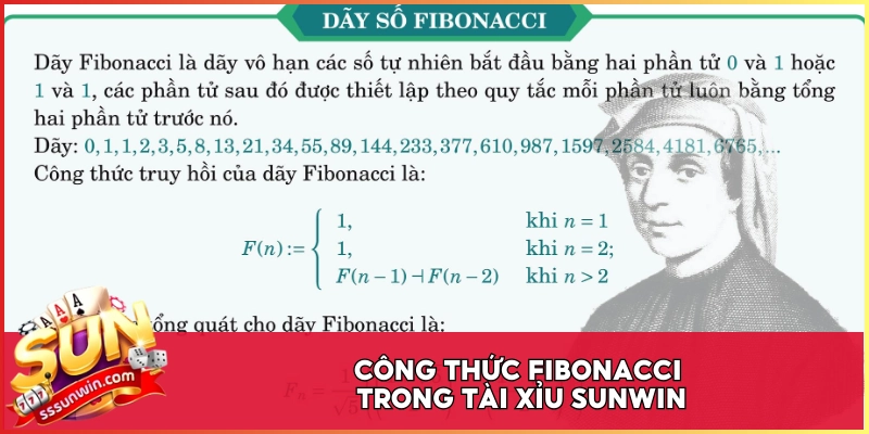 Công thức Fibonacci trong Tài Xỉu Sunwin