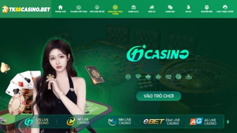 Đăng nhập TK88 để trải nghiệm Live Casino siêu hot